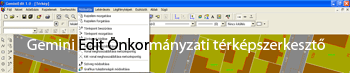 GeminiEdit Önkormányzati térképszerkesztő program